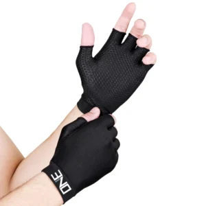 Copper Compression Fingerless Gloves