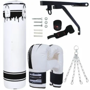 PUNCHING BAG SET WHITE